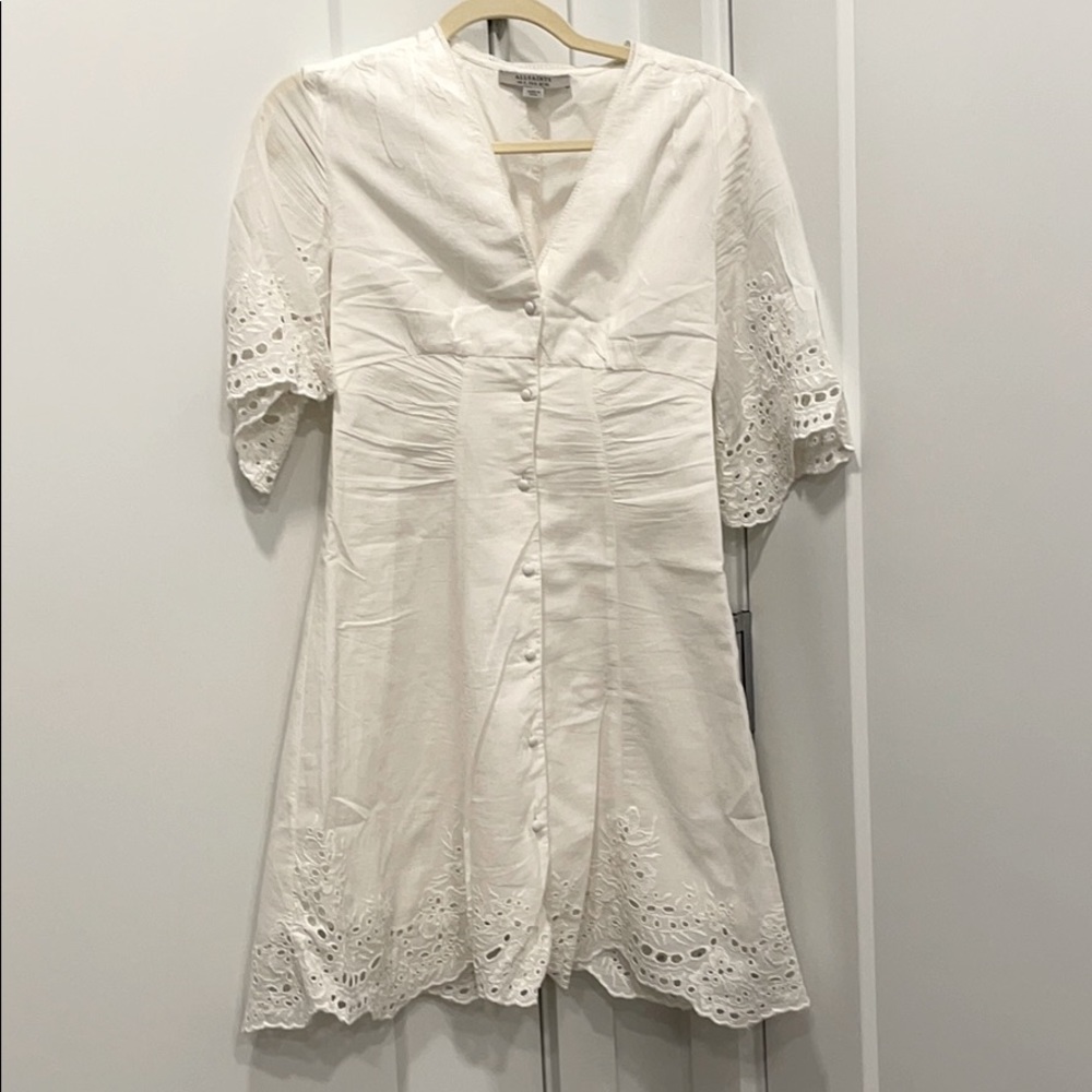 All Saints Eyelet Dress